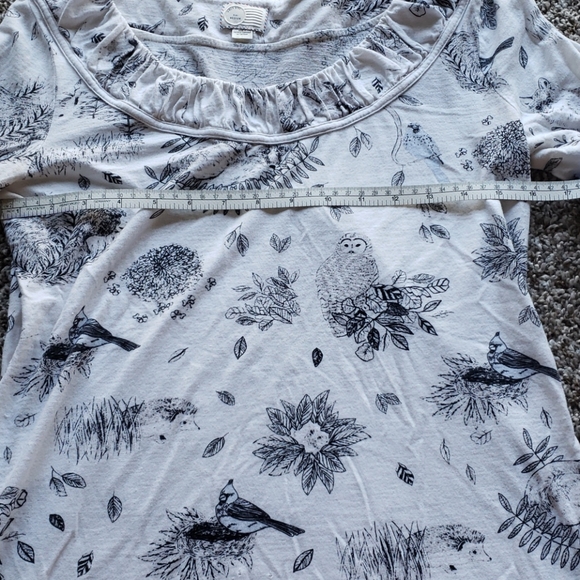 Anthropologie Postmark cute bird top size M - Picture 5 of 8